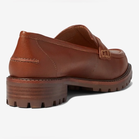 New Madewell The Corinne Lugsole Loafer Women Leather Upper Lining Brown 6.5 - Picture 7 of 8